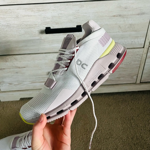 SOLD! On Running Cloudnova Undyed White Fade Womens 9.5 - Picture 2 of 8